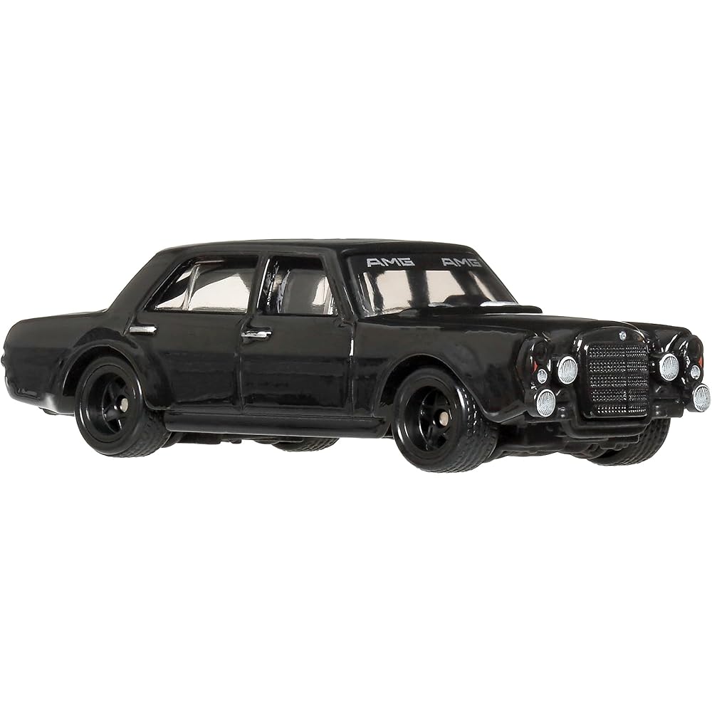 Hot Wheels Car Culture Thrill Climbers Mercedes-Benz 300 SEL 6.8 AMG Toy Vehicle Miniature Black