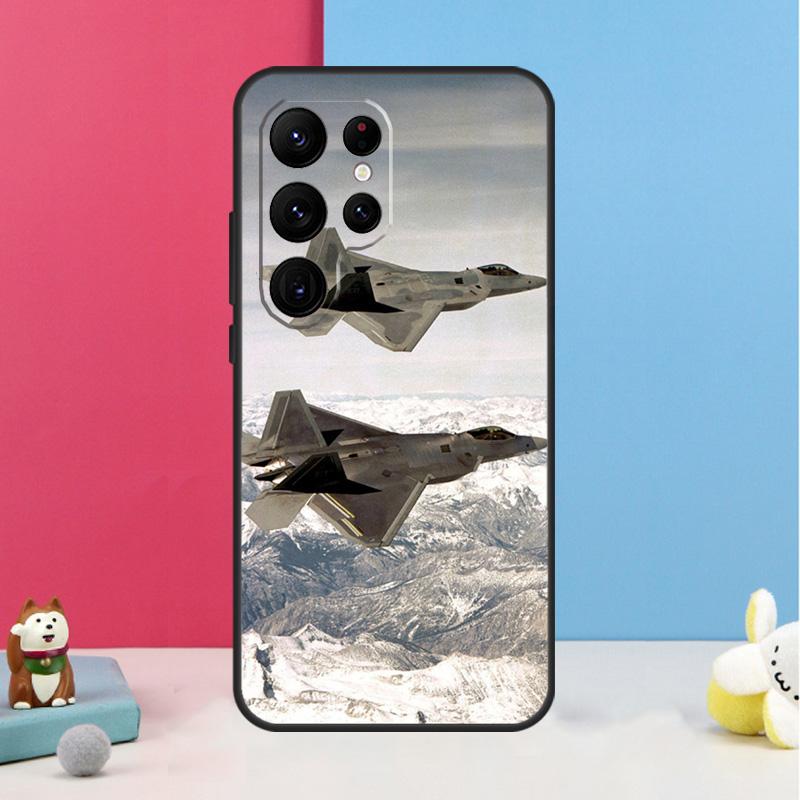 Fighting Plane Aircraft Case For Samsung Galaxy S23 S24 Ultra S20 S21 FE Note 10 20 Ultra S8 S9 S10 S22 Plus Cover
