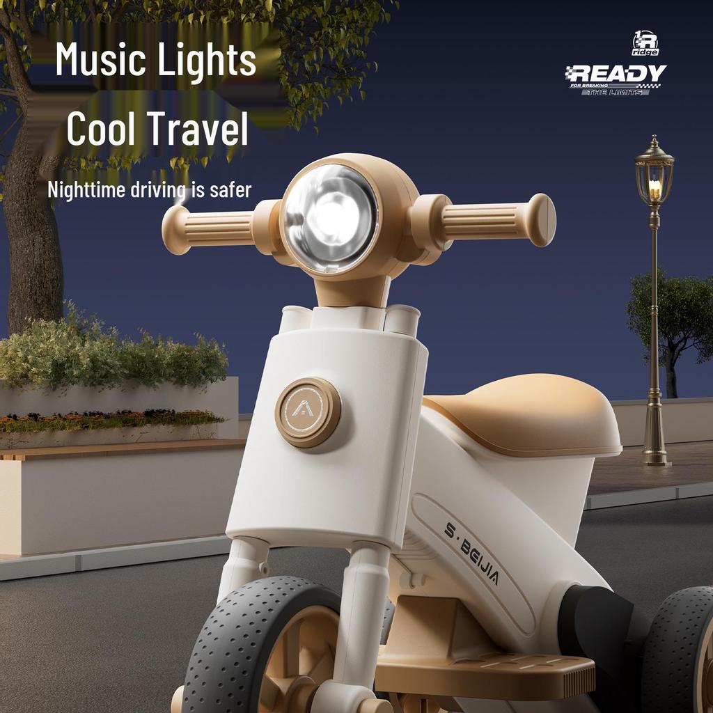 2025 Electric Balance Bike for Toddlers: 1-3 Years, Three-Wheeled, Entry-Level Scooter