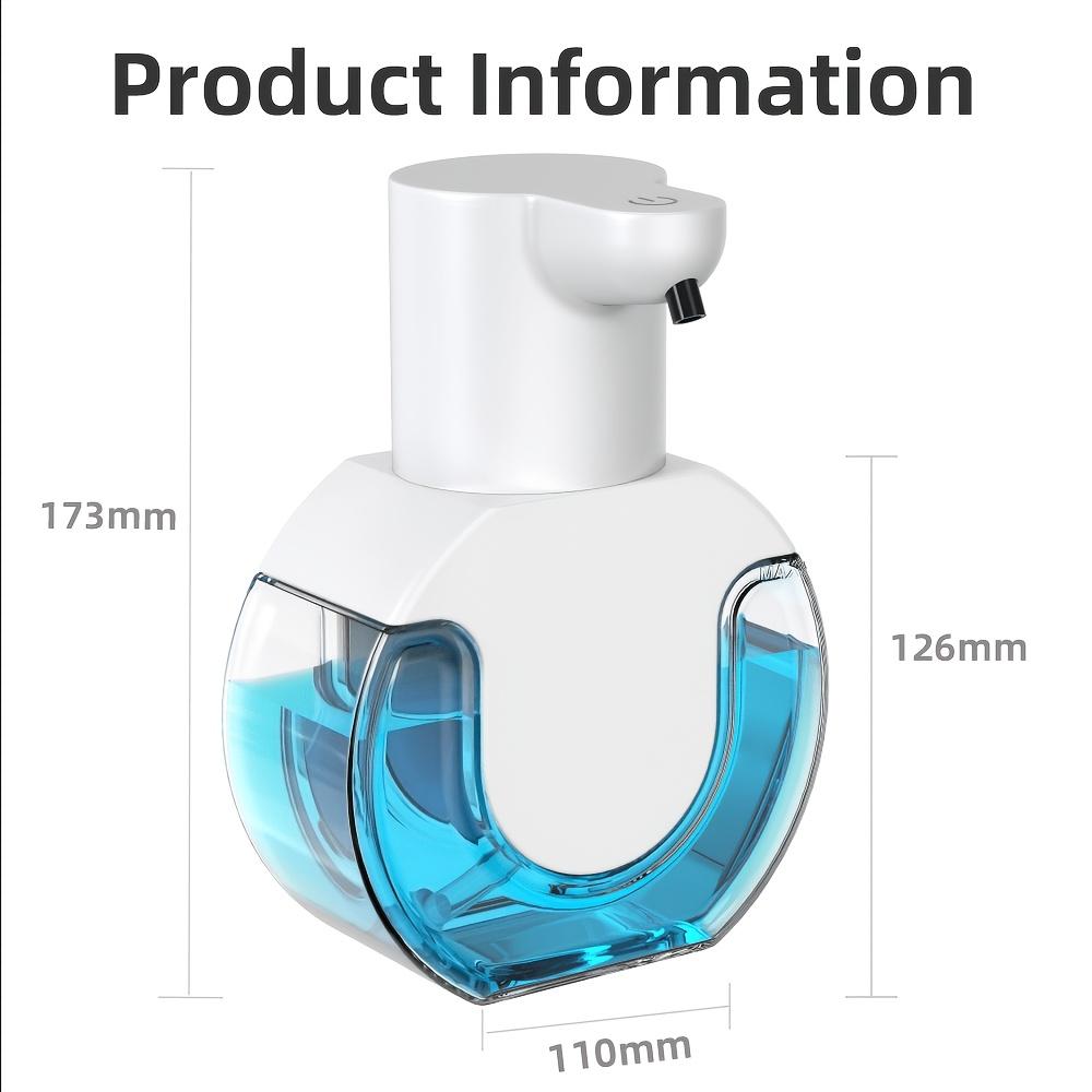Automatic Foaming Soap Dispenser Rechargeable Touchless Hand Soap Dispenser Waterproof Wall Mounted Soap Pump for Bathroom