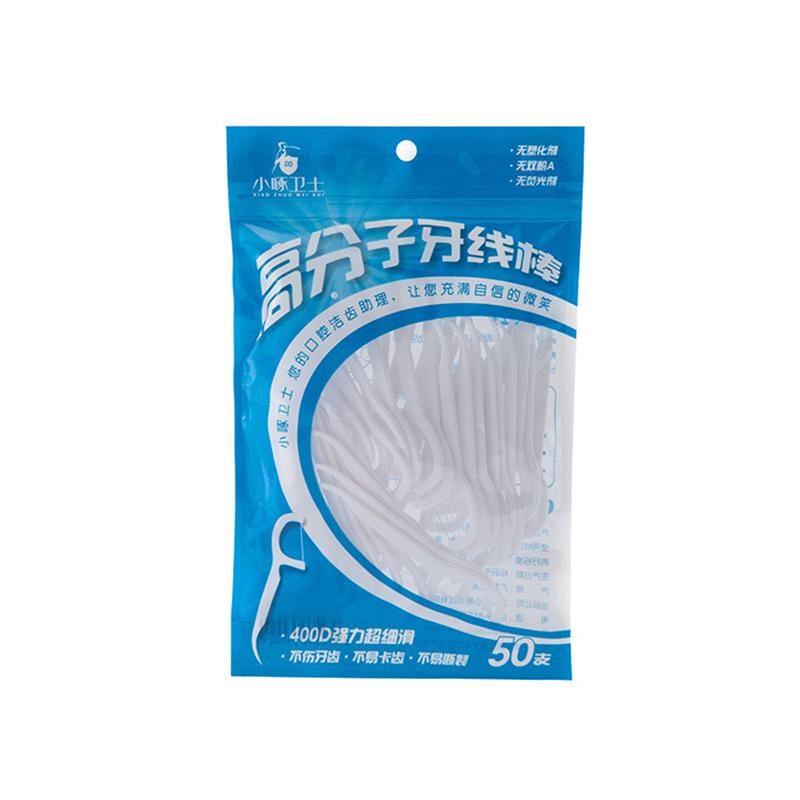 30/50/100Pcs White Dental Floss Pick Tooth Cleaner Sticks