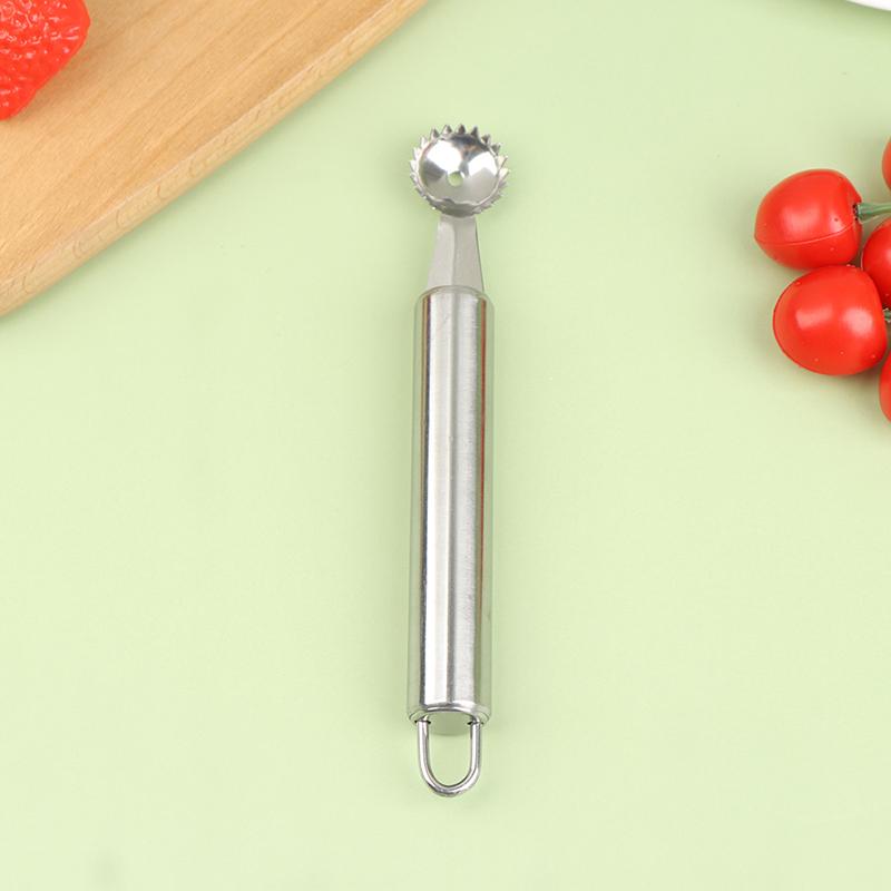 1Pcs Strawberry Huller Metal Tomato Stalks Fruit Leaf Knife Stem Remover Gadget Strawberry Hullers Kitchen Tool