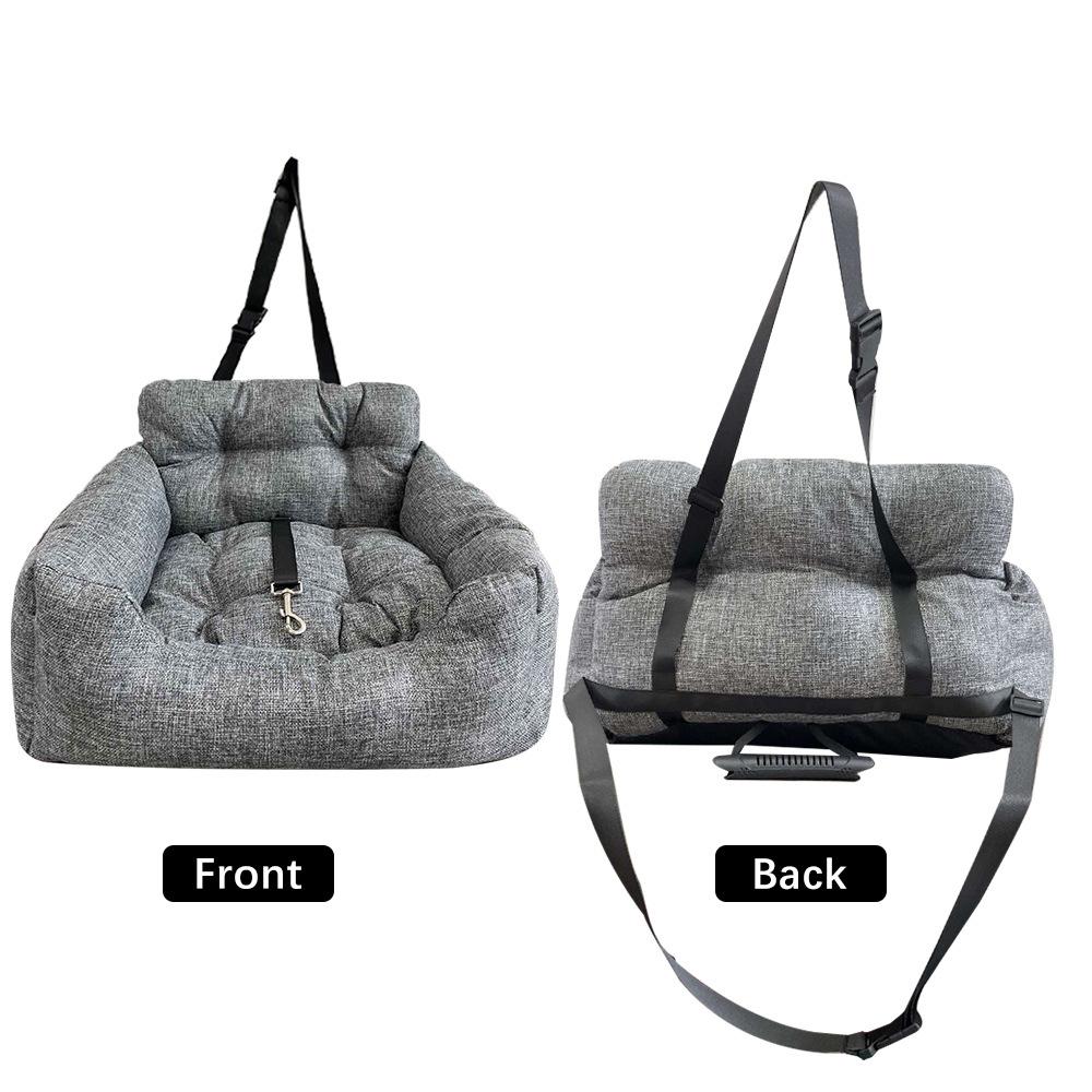Dog Car Seat with Safety Strap Car Booster Seats for Small Medium Dogs or Cats Universal Comfortable Dog Bed for Car