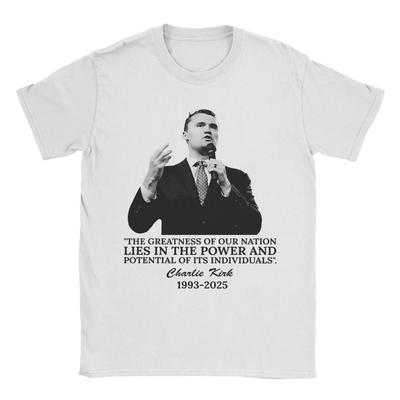 Turning Point USA T-Shirt Summer  Trending T-Shirts Men Cotton O-Neck Oversize Clothes Short Sleeve Street Style Tshirt