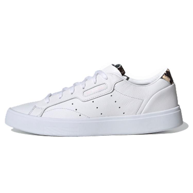 (WMNS) adidas originals Sleek Skate shoes  White Brown  Women s FX0051 EU 36
