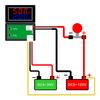 DC0-100V 10A Digital Voltmeter Ammeter CM430 Voltage Current Detector Meter Amp Volt Gauge 0.28" Red Blue LED Dual Display Panel