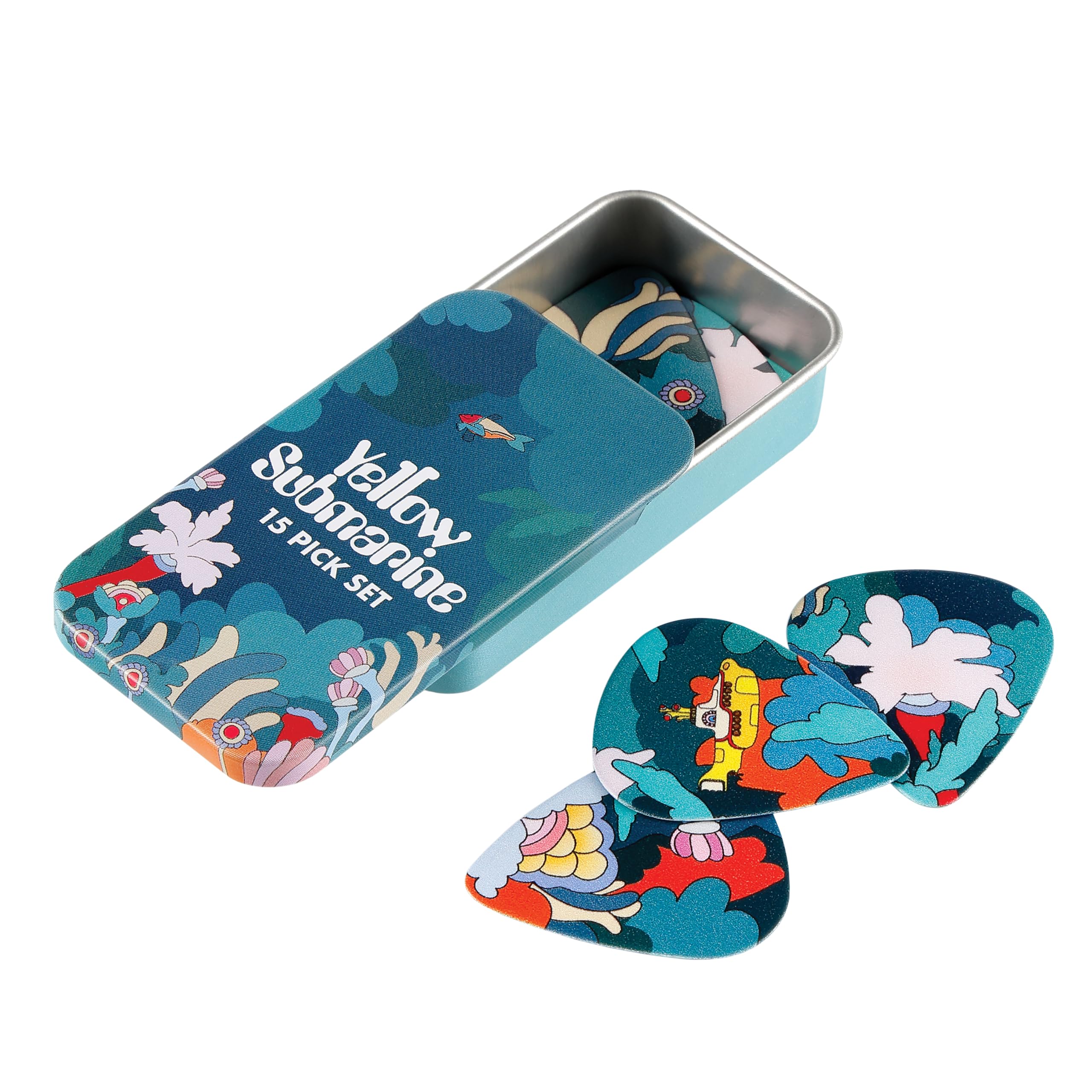 

Медиаторы D Addario The Beatles Yellow Submarine 55th Anniversary, Целлулоид 0.70мм Стандарт, Под водой, 1CWH4-10B9, Упаковка 15 штук