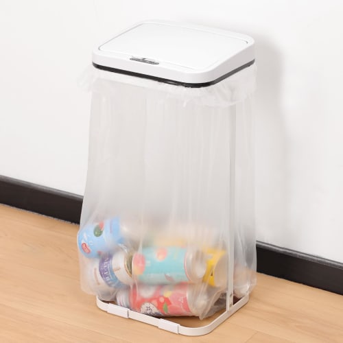 Automatic Sensor Trash Bag Holder: 20-30L Capacity, Trash Bag Holder with Lid, Battery-Operated, Trash Bag Stand, and Lid. Stylish, Sensor-Equipped Tr