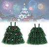 Weihnachtsbaumkleid Kinder Hosenträger Netzkleid Partydekoration Kleidung