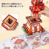 LULUFUN Tower Mini Block Building Traditional Chinese Architecture Fire Block DIY Assembly Hobby Christmas Gift Toy, Model, Tower, Set, Model, Boys,
