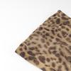 Spring 2025 Women's European and American Leopard Print Strapless Dress