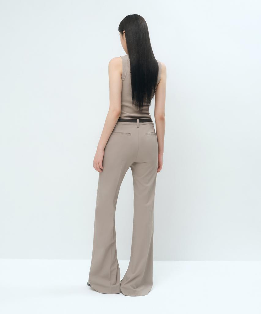 MUSINSA STANDARD WOMAN [Cooltandard] Women'S Low-Rise Flare Slacks [Light Beige]