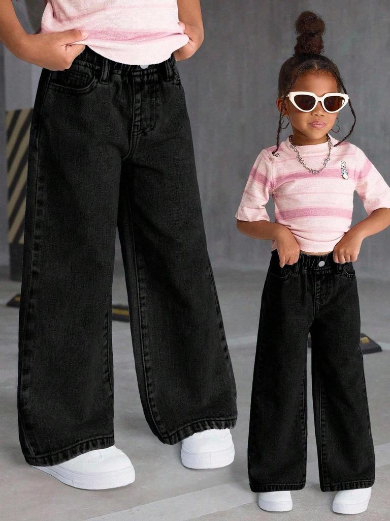 Teen Girls' Straight-Leg Loose Jeans - Children's Wear