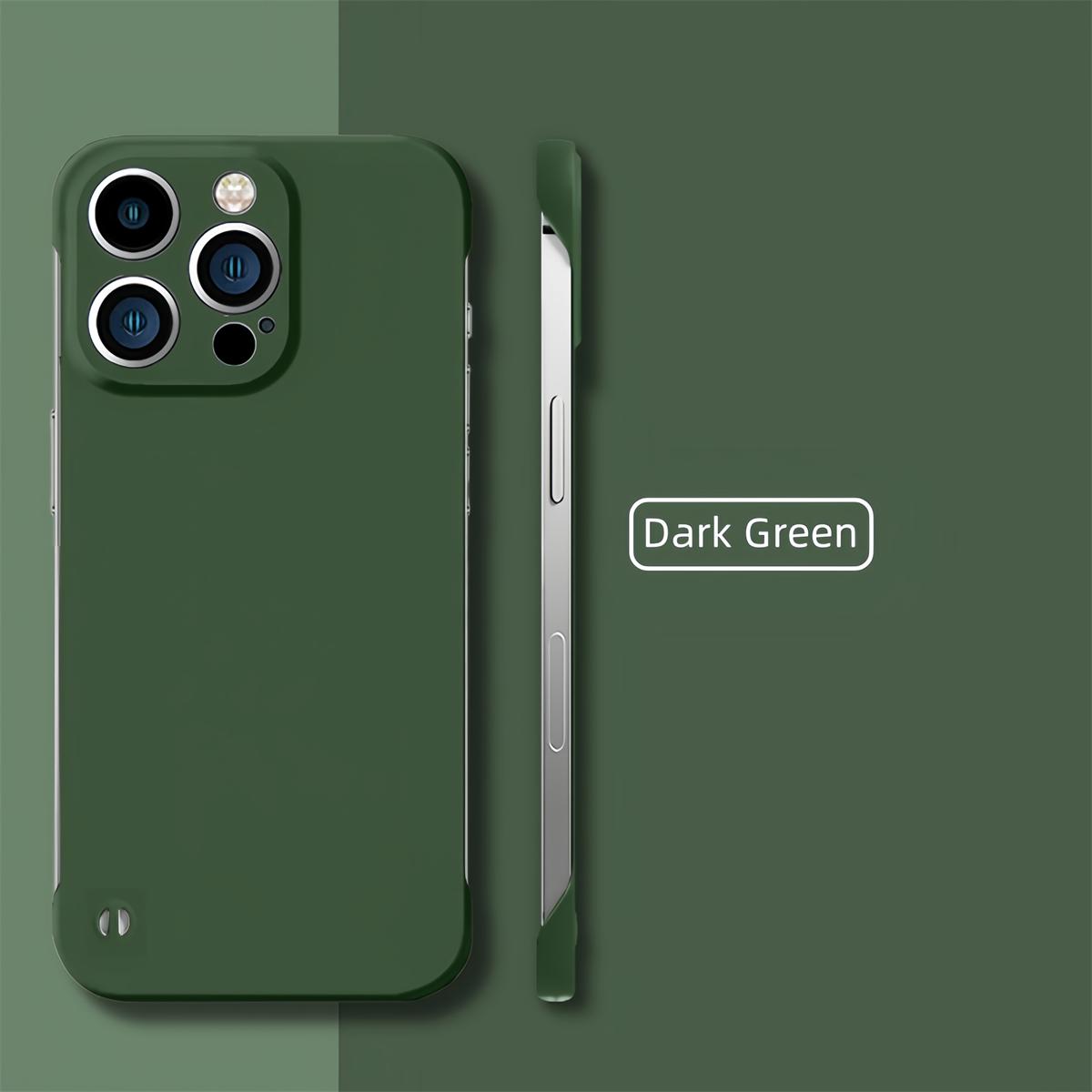 

Ultra Thin Borderless Phone Case For iPhone 17 Air 16 PRO 15 14 13 Pro Max Candy Color Frameless Hard Matte Back Cover iPhone 14
