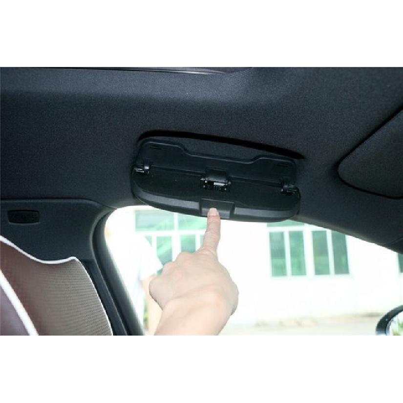 Black Car Driver Sunglasses Box Holder For Porsche Panamera 17-18 Cayenne 18-19