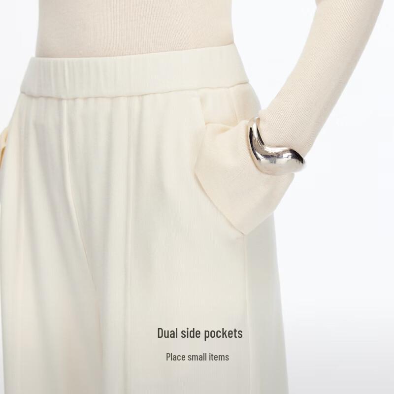 VEROMODA Women's High-Waist Drawstring Wide-Leg Pants