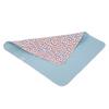 1PC Washable Reusable Urine Mat Adult Incontinent Anti Slip Changing Nursing Pad(Orange Blue)