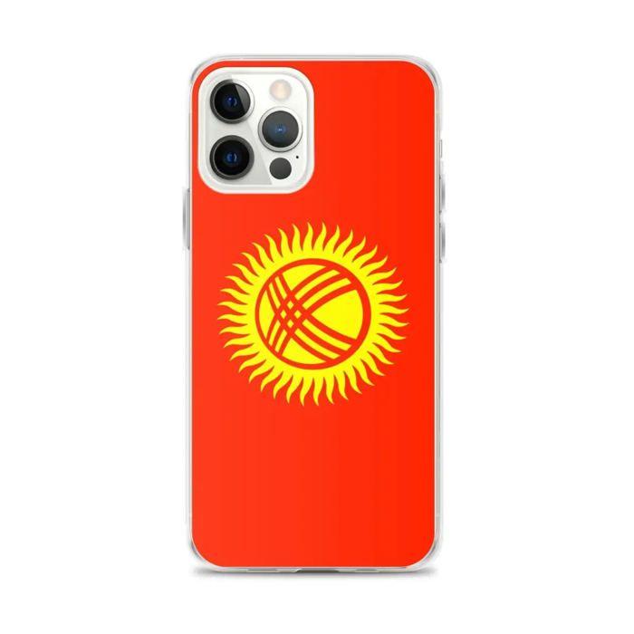 Coque Télephone Drapeau Kirghizistan - iPhone 12 Pro Max
