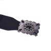 PU Waist Cincher Elegant Wide Chain for Dress Elastic PU Waistband Trendy Underbust Waist Chain Wide Belt