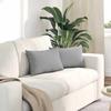 Sofa Cushions 2 Pcs Cloud Grey 50 X 30 Cm Fabric