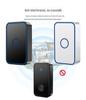 Battery-Free Smart Wireless Doorbell with Self-Powered Remote, Waterproof Design, and One-to-Four Chime System