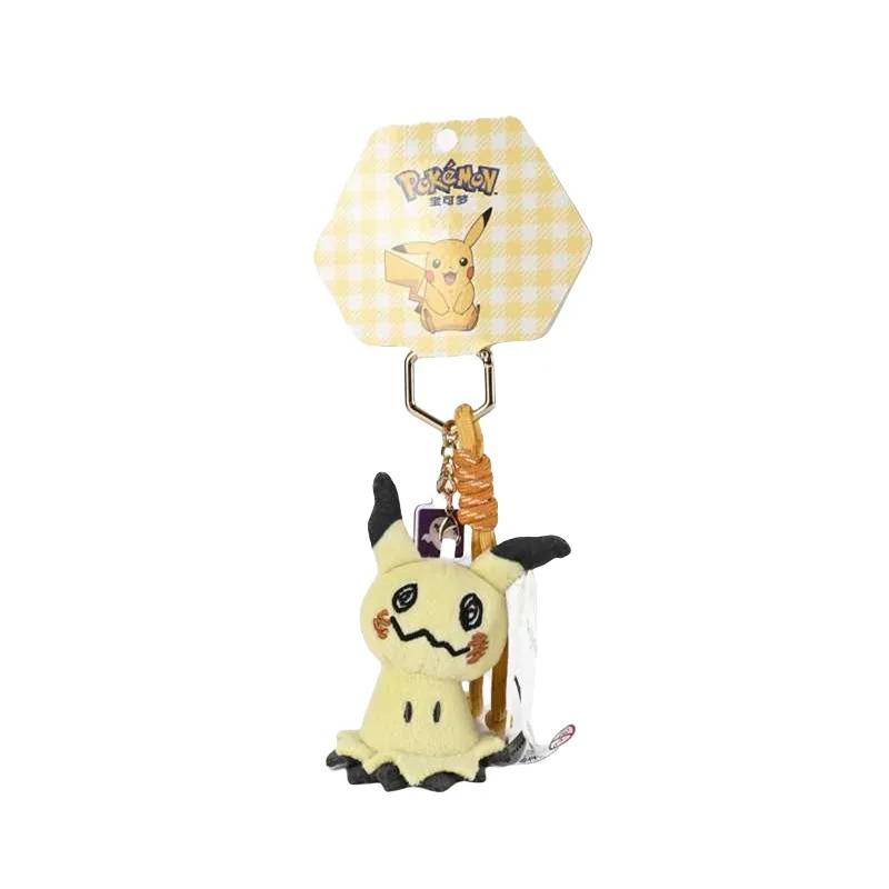 Manga Pikachu Keyring Gengar Togepi Sprigatito Mew Jigglypuff Mimikyu Filled Plaything Adorable Fluffy Keychain Plushies Ornament Favors