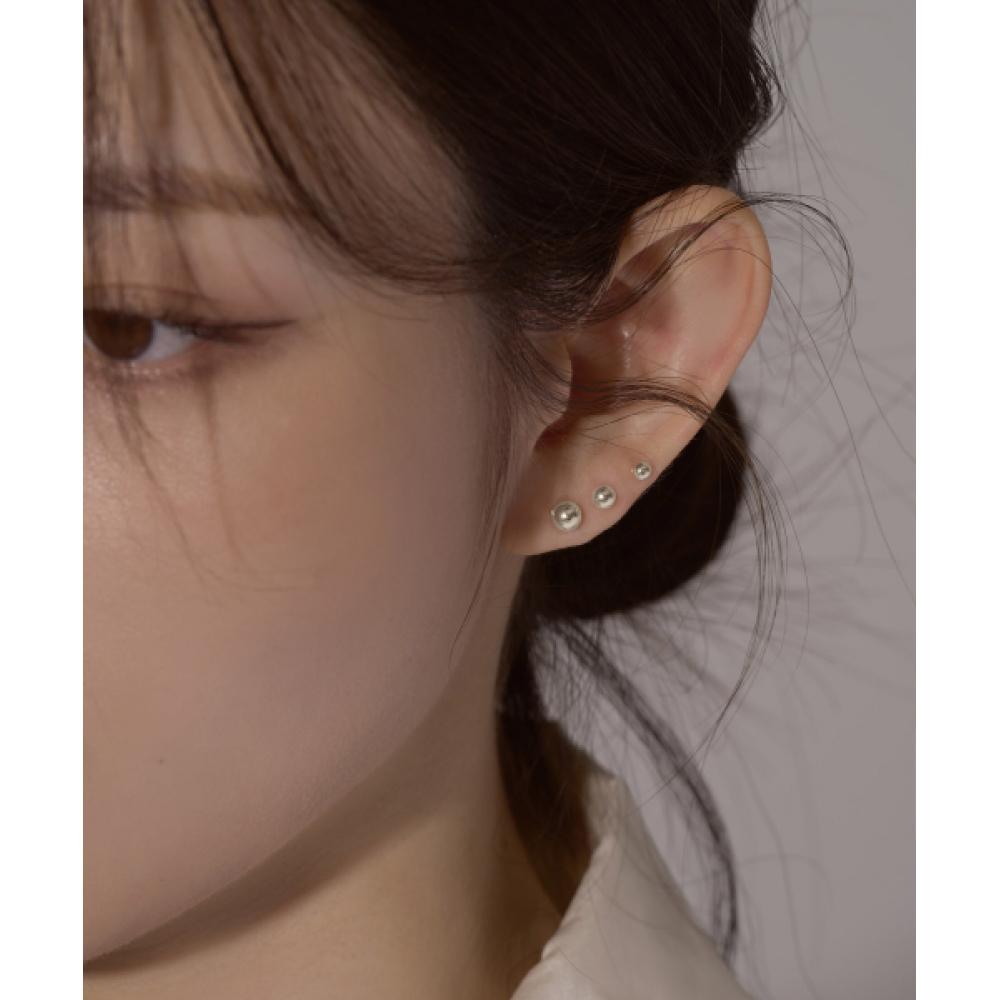 Wbl Basic Metal Ball Double Blood Therapy Earache Jewel Patch 3size gold/L5mm