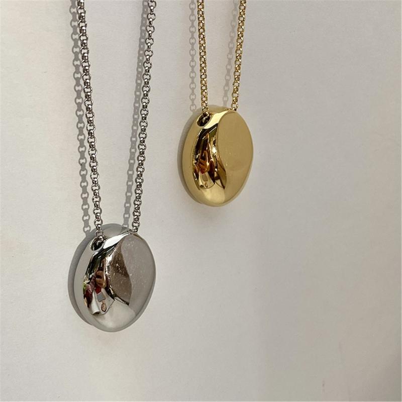 Water Drop Pendant Necklace for Women Titanium Steel Clavicle Chain Waterproof Choker Aesthetic Collar Jewelry Gift