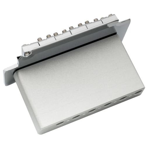 Musiclily Ultra Steel 40mm Tremolo Block with 10.5mm String Pitch, Two-Point Support, for Squier Standard Series Electric Guitar Bridges Made In China