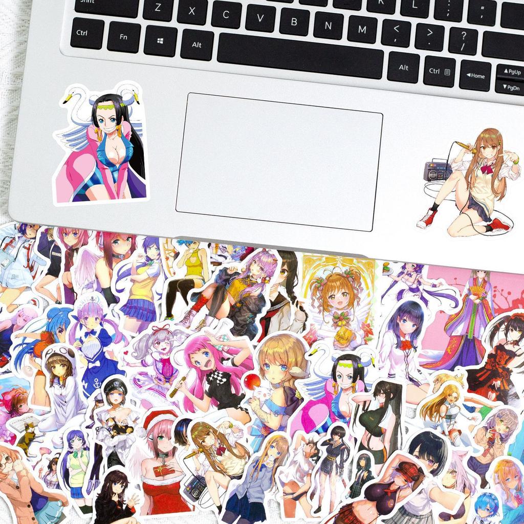50 Non-exposed Sexy Beauty Stickers Personalized Stickers Car Computer Suitcase DIY