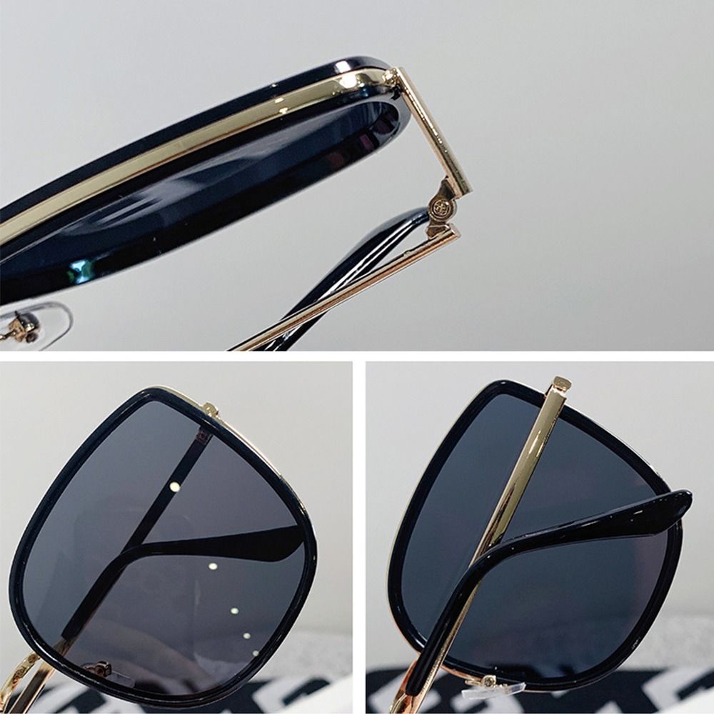 Vintage Big Frame Oversized Sunglasses Camping Fishing Stage Uv380 Protection Eyewear Performance Shades For Women & Men