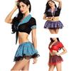 Alluring Womens School Girl Costume Featuring Fancy Dress And Eye-catching Colors