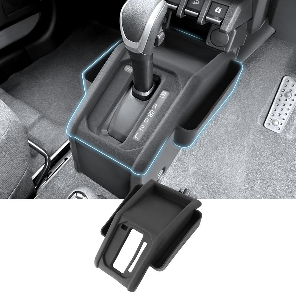 Coleya Jimny Nomad JC74 AT Dedicated Console Box Mat Shift Panel Cover Silicone Mat Console Storage Tray Easy Installation Car Accessory (5-door)