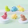 Adorable Resin Mini Dinosaur Figurines Cartoon Style Cute Desk Ornaments Accessories