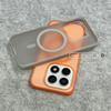 Pour Xiaomi 17 Coque Pour MagSafe Magnétique Texture Granulée Mate Transparente Housse de Téléphone Pour Mi 17 Coque Simple Pare-chocs Anti-poussière
