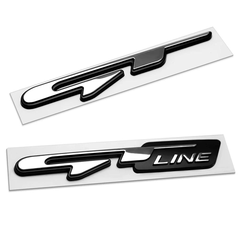 MAFC5 3D ABS Logo GT Line Emblemat Odznaka Naklejka na Tylną Klapę Samochodu Dla KIA Sportage Ceed Stinger RIO EV9 K3 K5 Xceed Picanto Proceed Forte