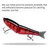Bassdash Swim Shad Jointed Glide Bait Fishing Lure for and Muskie Bass, Pike, Trout,