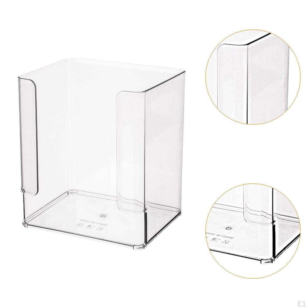 Zeitschriftenständer, Schreibtisch-Buchorganizer Klare Schaukasten-Ablagebox Aufbewahrungsbox Vitrine zum Organisieren