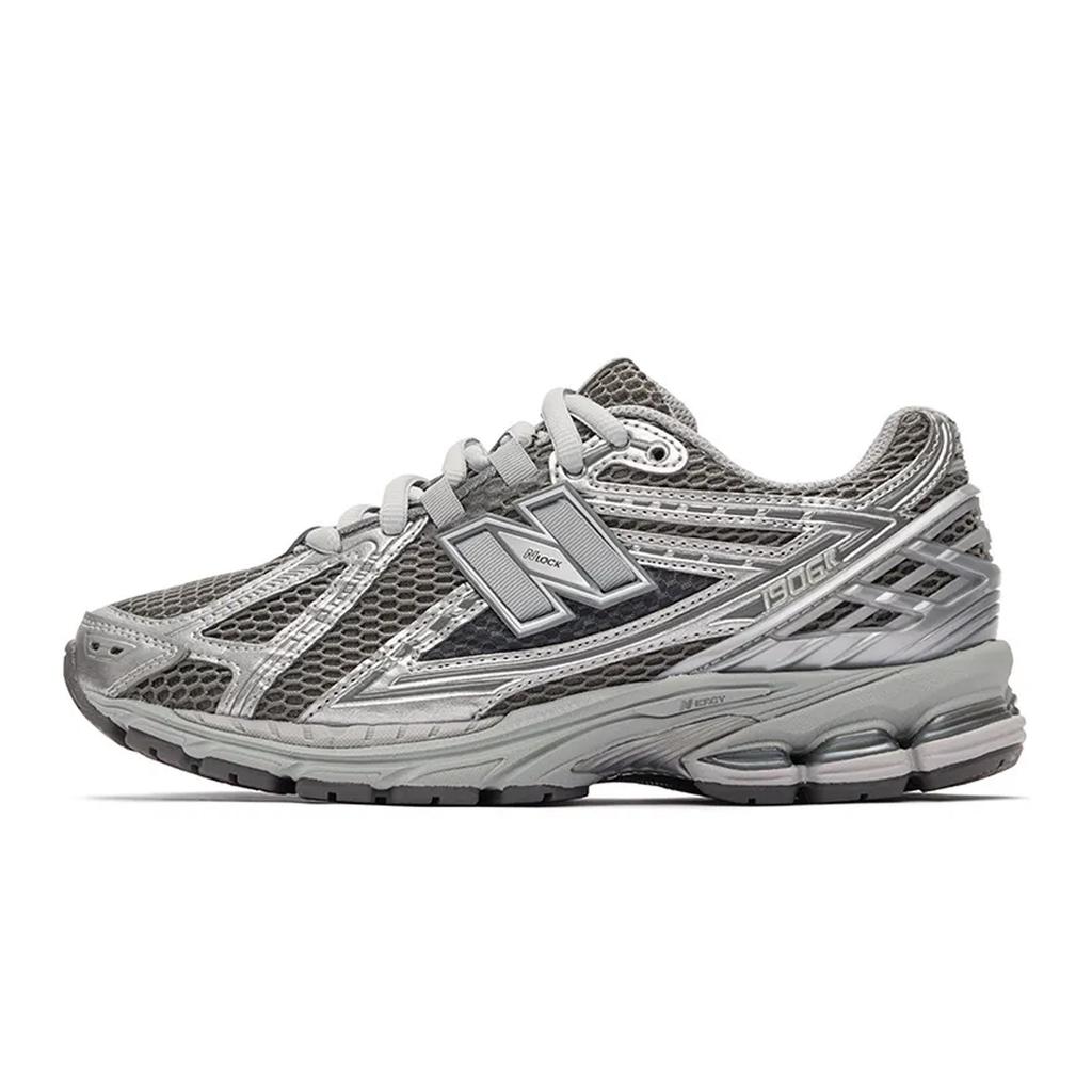 New Balance NB 1906R Abrasion Resistant Low top Running Shoes Unisex Gray Silver M1906REH(Team80-S-BOX)