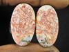 33Cts.Naturlig leopardskinn Jaspis matchet par Håndlaget edelsten 16X28X04 MM SK-801