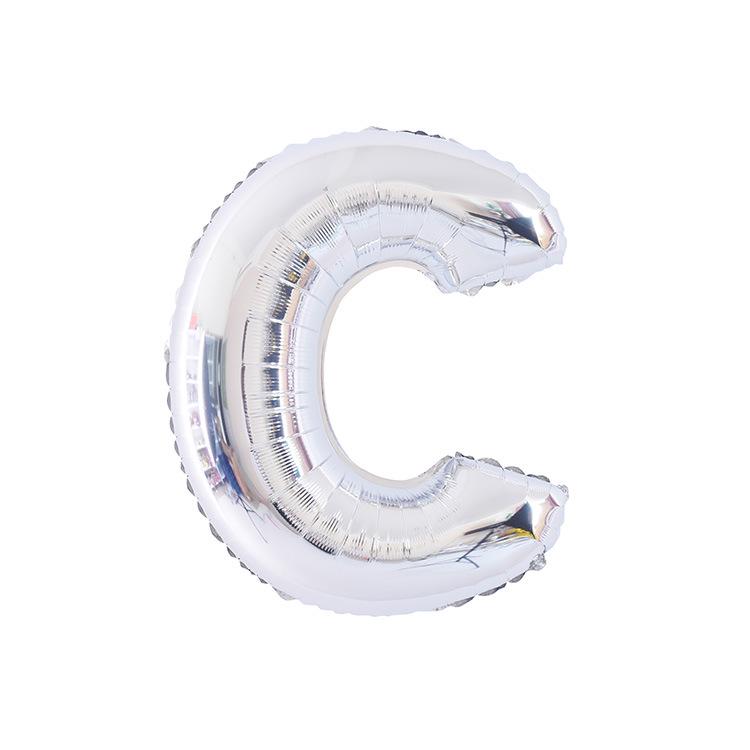 Aluminum Foil Balloon, English Letters, Birthday Party Wedding Decoration, 16" 32" 40"
