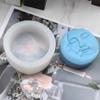 3D Star and Moon Face Silicone Mold for Candles and Ornaments