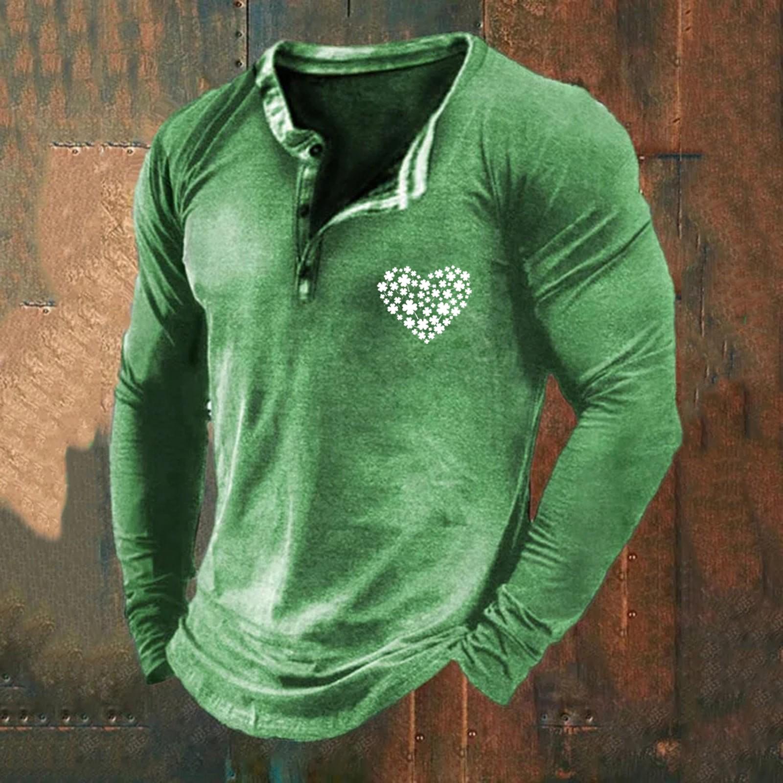 

Длинный рукав, 3 пуговицы. Футболка с длинным рукавом Patrick s Vintage Sport, пуловер XXXL