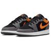 Air Jordan 1 Low SE GS Vivid Orange Kids Sneakers Grey Black Light-Graphite FN7671-008