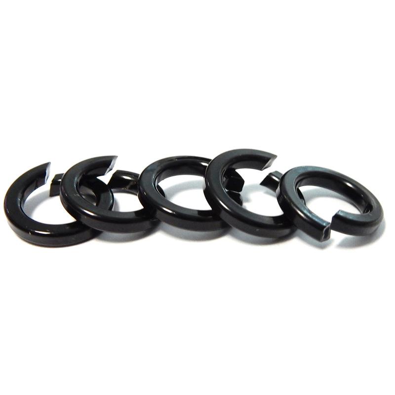 304 Stainless Steel Black Electrophoretic Spring Washer GB93 M2-M12