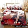 3D Anime Project SEKAI Hoshino Ichika Bedding Set Boys Girls Twin Queen Size Duvet Cover Pillowcase Bed Kids Adult Quilt Cover02