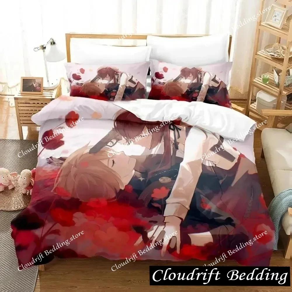 3D Anime Project SEKAI Hoshino Ichika Bedding Set Boys Girls Twin Queen Size Duvet Cover Pillowcase Bed Kids Adult Quilt Cover02