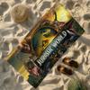 Movie J-Jurassic P-Park R-RebirthS Towel Soft Lightweight Anti-Sand Large Beach Towel Quick-Drying Bath Sports Family