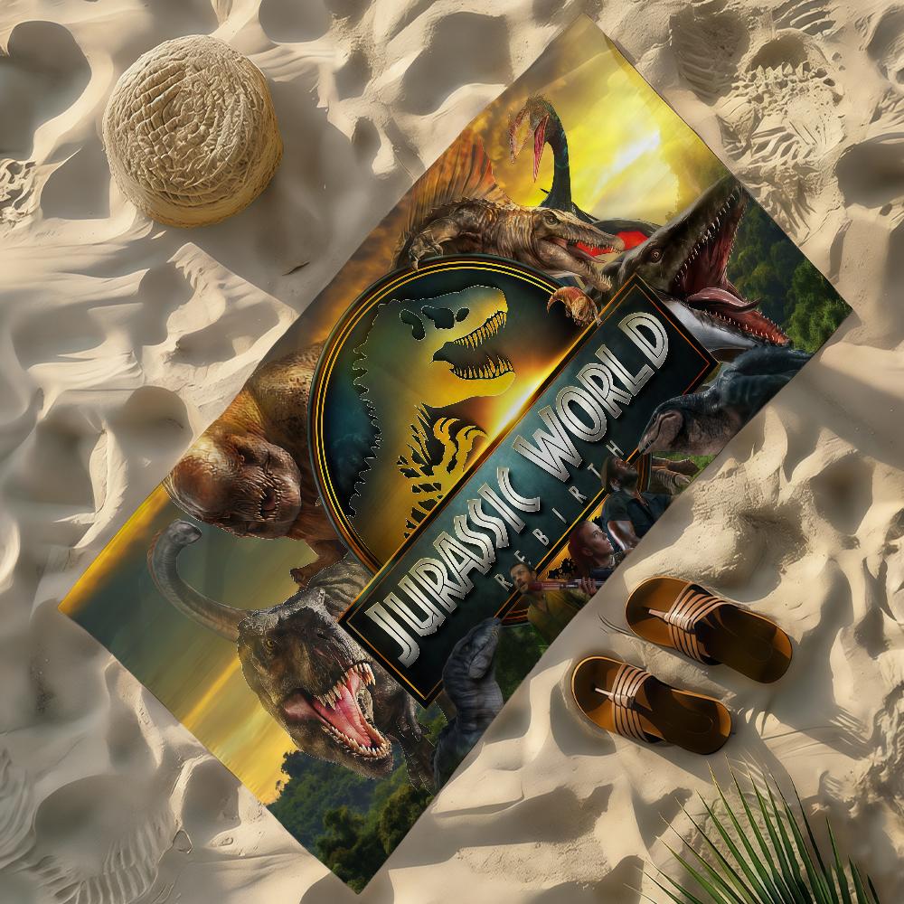 

Movie J-Jurassic P-Park R-RebirthS Towel Soft Lightweight Anti-Sand Large Beach Towel Quick-Drying Bath Sports Family W30*H60(CM)