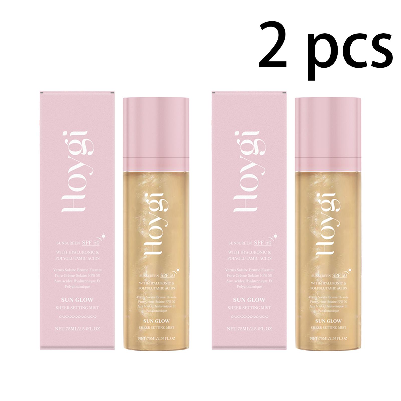 

Спрей-фиксатор Hoygi: Диоксид титана + Гиалуроновая кислота | 24-часовой матовый финиш + Контроль жирности и защита от смазывания + Питательный комфорт, 75 мл